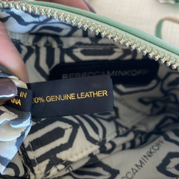 Rebecca Minkoff Ice Blue Crossbody Purse | 100% Leather - Picture 11 of 14